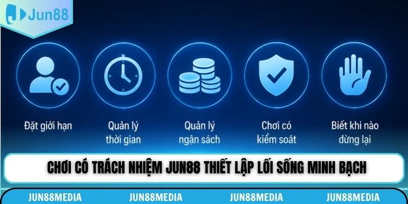 Chơi có trách nhiệm Jun88 thiết lập lối sống minh bạch