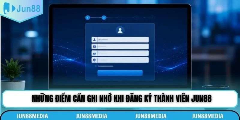 Những điểm cần ghi nhớ khi đăng ký thành viên Jun88